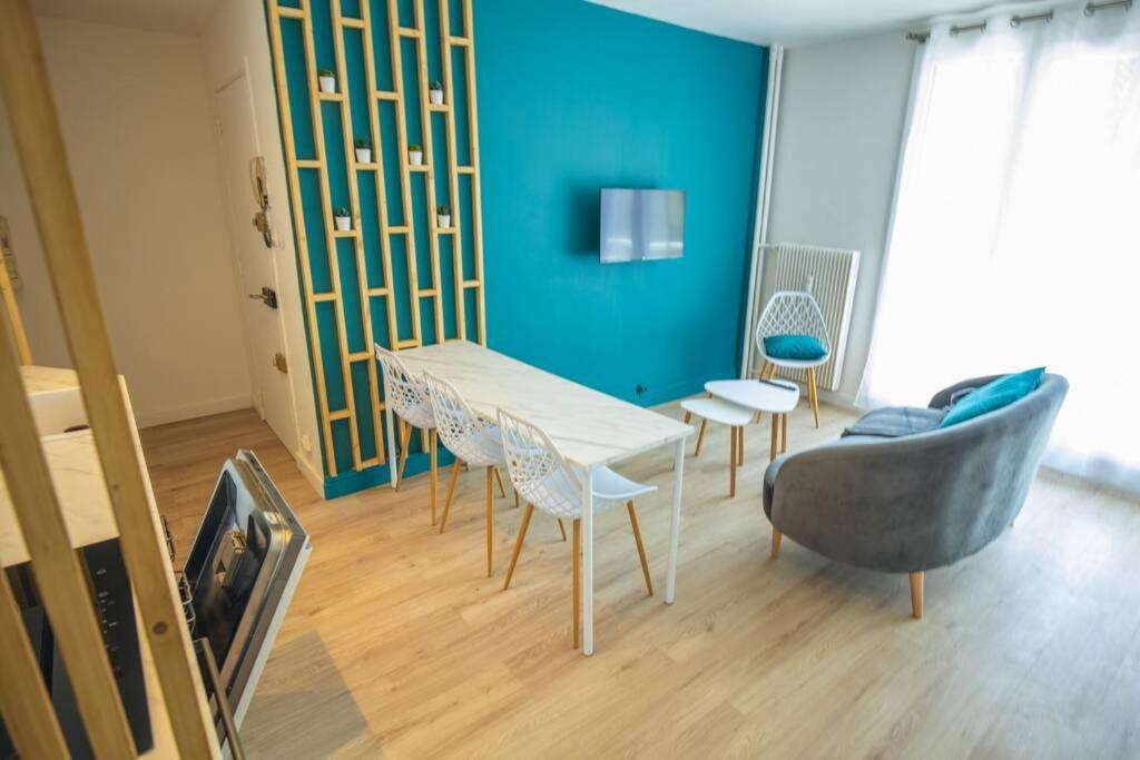 Home Ganusha Cosy 3 Chambres Parking Gratuit Balcon Grenoble Bagian luar foto